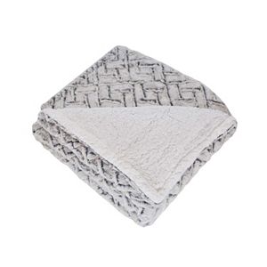 London Fog Geometric Throw