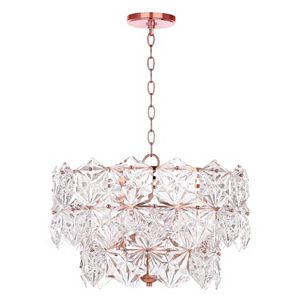 Safavieh Sia 4-Light Adjustable Pendant Light Chandelier