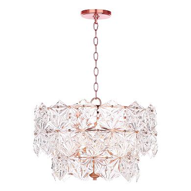 Safavieh Sia 4-Light Adjustable Pendant Light Chandelier