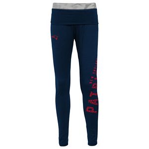 Juniors' New England Patriots Elastic Heart Leggings