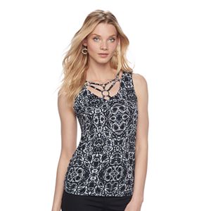 Women's Rock & Republic® Strappy Ring Tank