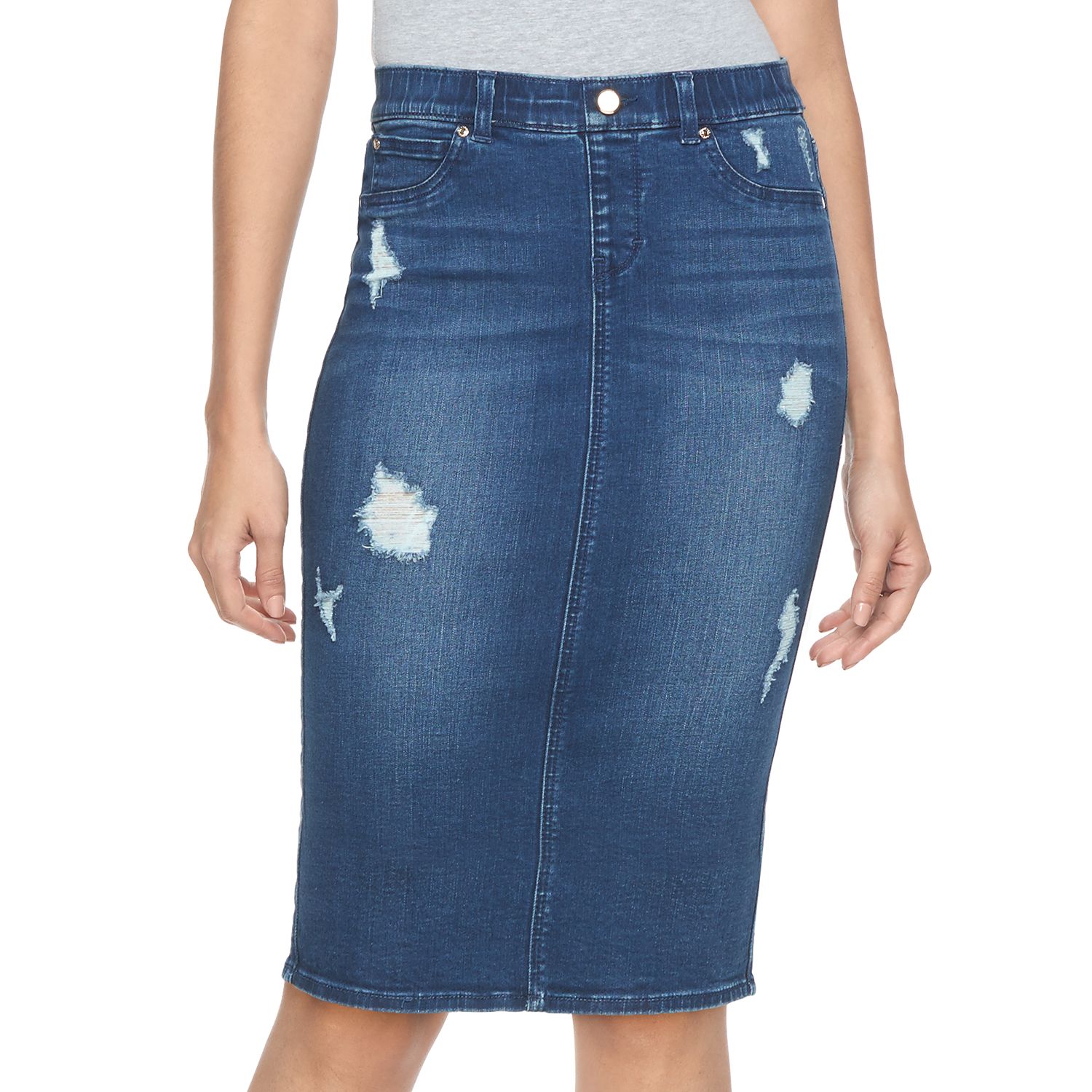 denim skirts at kohl's