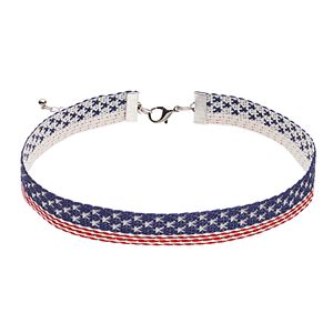 American Flag Choker Necklace