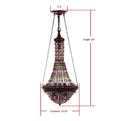 Safavieh 7-Light Beaded Chandelier