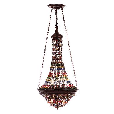 Safavieh 7-Light Beaded Chandelier