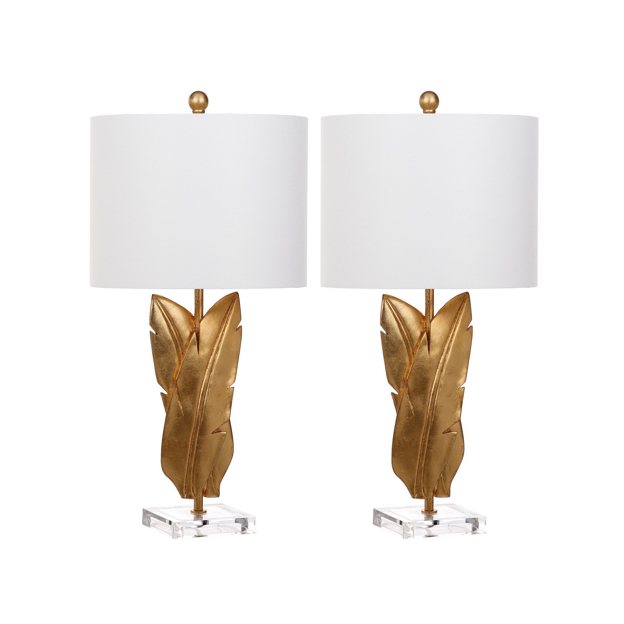 Safavieh Aerin Gold Finish Table Lamp 2-piece Set