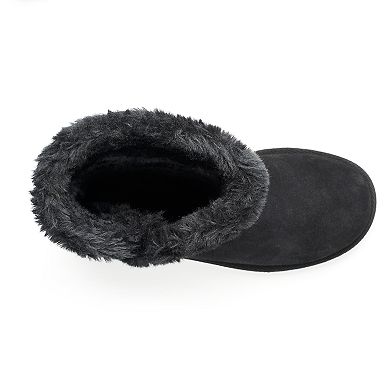 SO® Image Women's Suede Mid-Calf Boots
