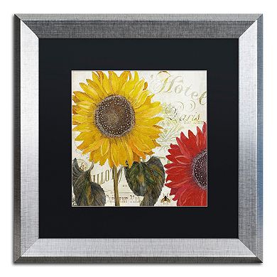 Trademark Fine Art Sundresses I Silver Finish Framed Wall Art