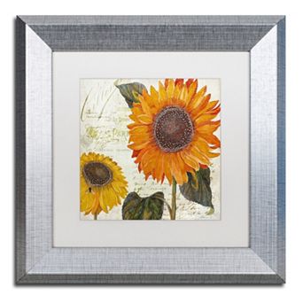 Trademark Fine Art Sundresses II Silver Finish Framed Wall Art