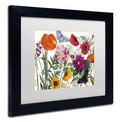 Trademark Fine Art Printemps I Black Framed Wall Art