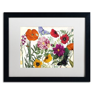 Trademark Fine Art Printemps I Black Framed Wall Art