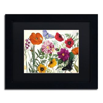Trademark Fine Art Printemps I Black Framed Wall Art