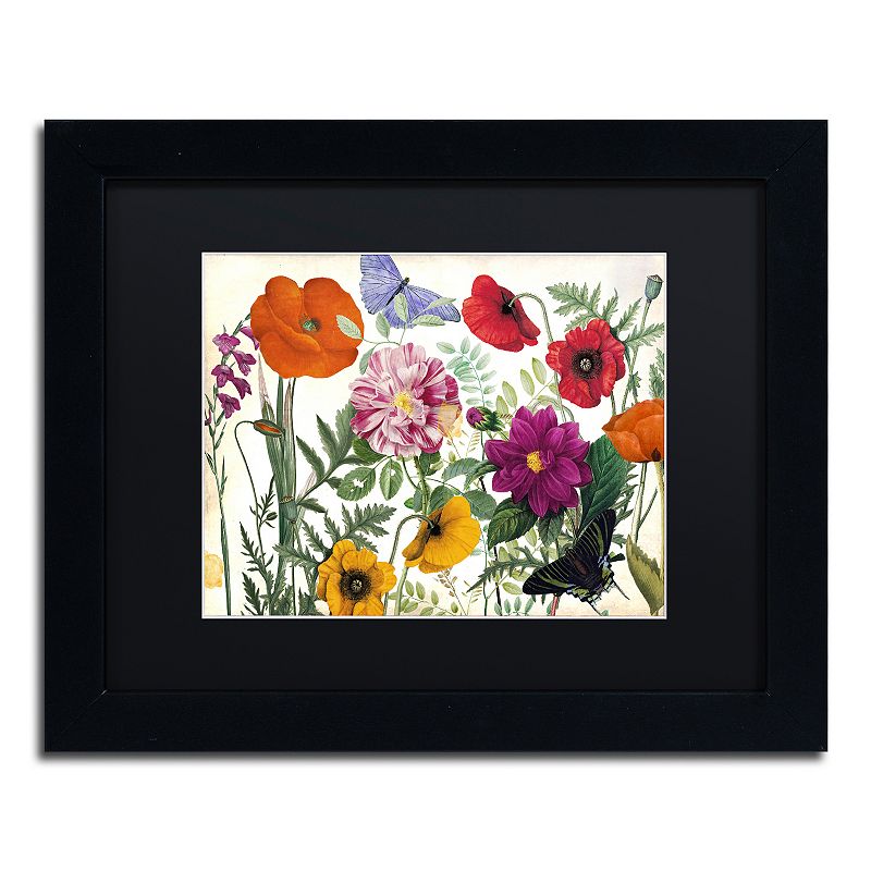 Trademark Fine Art Printemps I Black Framed Wall Art