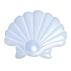 Blue Wave Seashell 83-in Inflatable Floating Island Pool Float