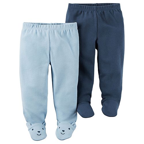 Download Baby Boy Carter's 2-pk. Babysoft Footed Pants