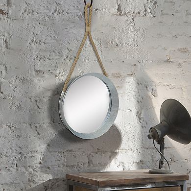 Stonebriar Collection Galvanized Metal Wall Mirror