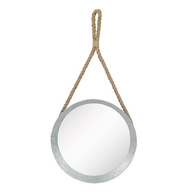 Stonebriar Collection Galvanized Metal Wall Mirror