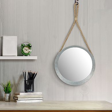 Stonebriar Collection Galvanized Metal Wall Mirror