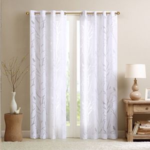 Madison Park Vina Sheer Bird Curtain