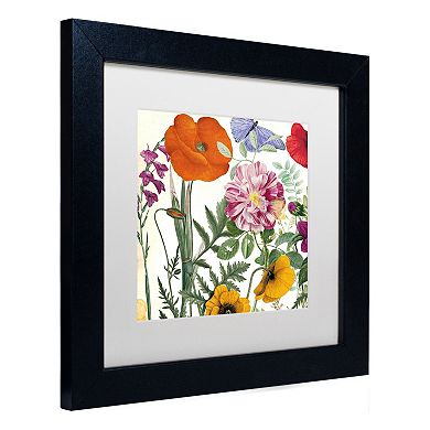 Trademark Fine Art Printemps II Black Framed Wall Art