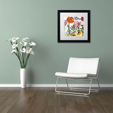 Trademark Fine Art Printemps II Black Framed Wall Art