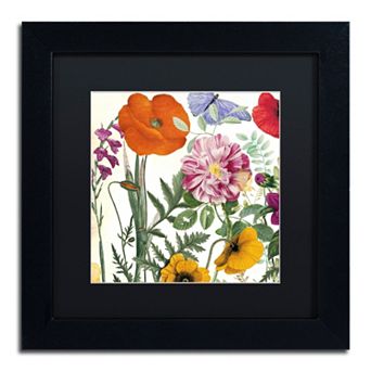 Trademark Fine Art Printemps II Black Framed Wall Art