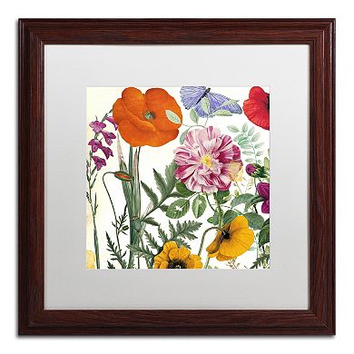 Trademark Fine Art Printemps II Washed Finish Framed Wall Art