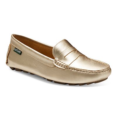 Eastland Women’s 8.5 Gold Leather Driving Moccasin Comfy Patricia Penny Loafers Gold Eastland Womens Patricia Loafer | Rack Room Shoes main image 4