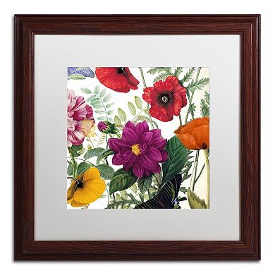 Trademark Fine Art Printemps III Framed Wall Art
