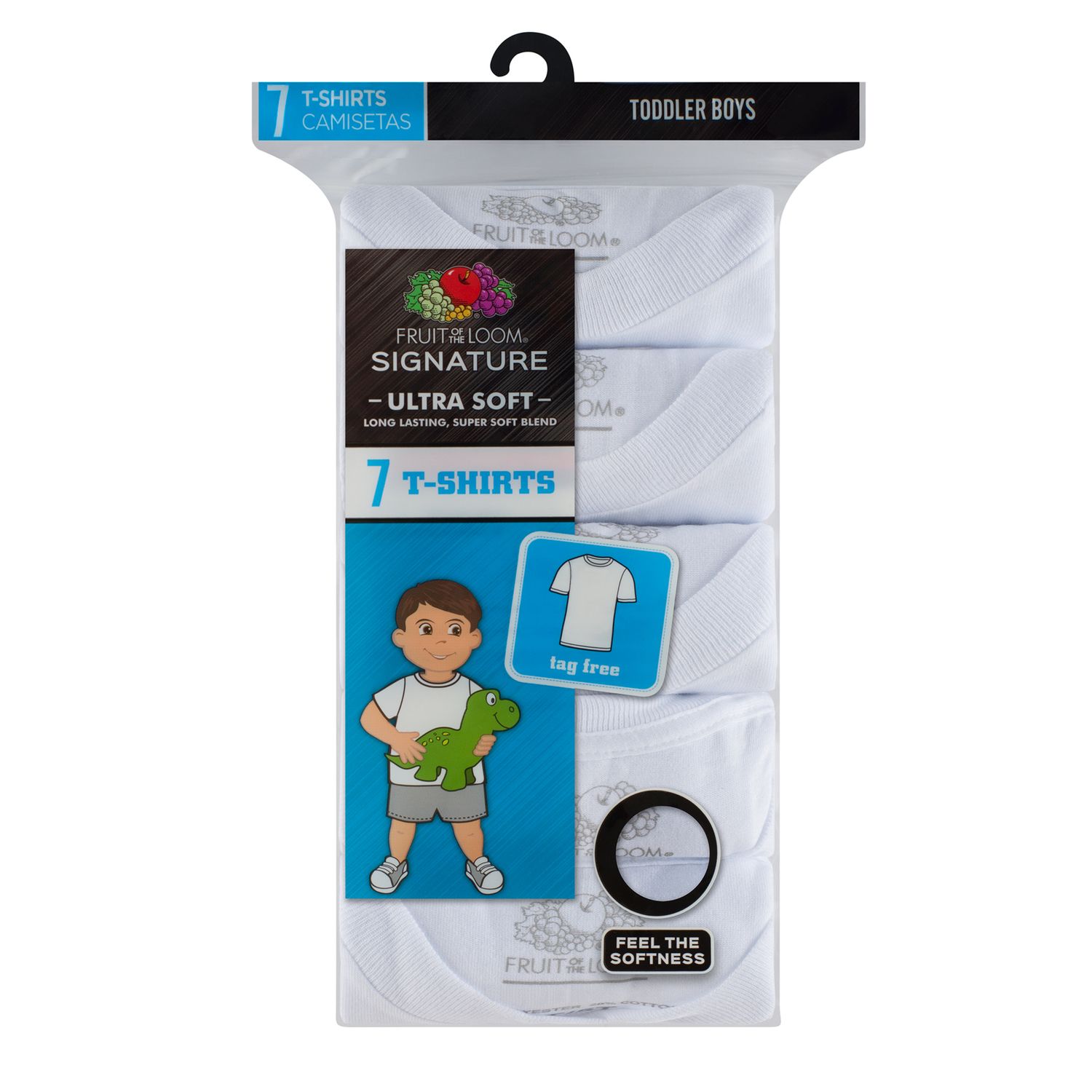 Fruit Of The Loom Boys' Short Sleeve T-Shirts 3 Pack - Soft Crewneck Tees, Assorted Colors, Tagless Comfort - View #8