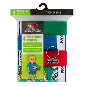 Toddler Boy Fruit of the Loom 4-pk. Signature Ultra Soft Training Pants