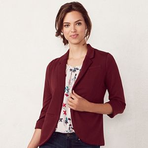 Women's LC Lauren Conrad Ponte Open Front Blazer