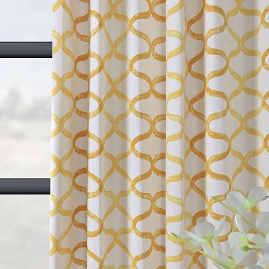 EFF 1-Panel Illusions Printed Window Curtain