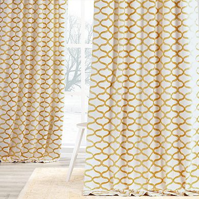 EFF 1-Panel Illusions Printed Window Curtain