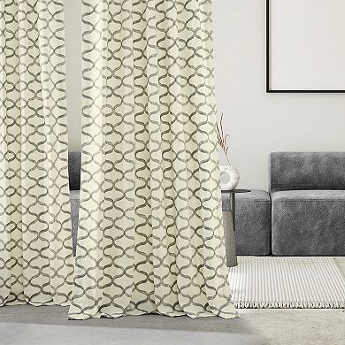 EFF 1-Panel Illusions Printed Window Curtain