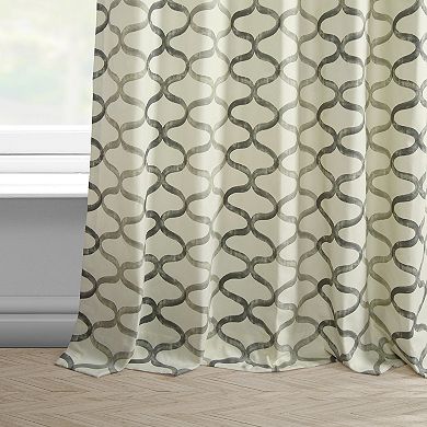EFF 1-Panel Illusions Printed Window Curtain
