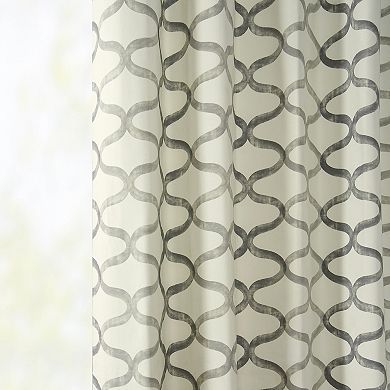 EFF 1-Panel Illusions Printed Window Curtain