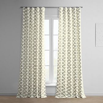 EFF 1-Panel Illusions Printed Window Curtain
