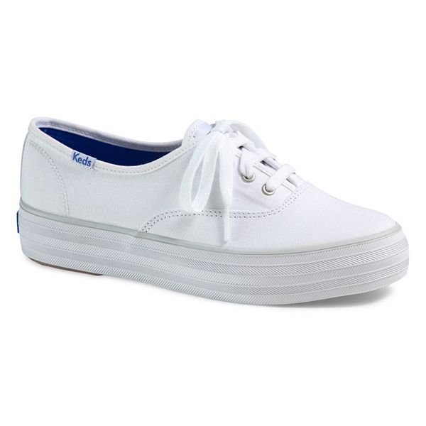 Keds Women's Triple CVO Metallic Twill Shoe | Platform Sneaker With 1.5" Height