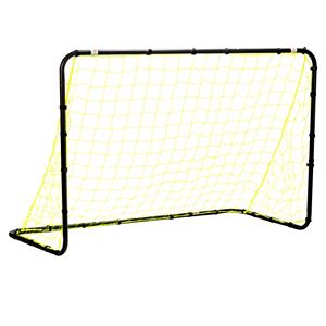 Franklin Sports 4-ft x 6-ft Black Powder Coated Steel Non-Folding Soccer Goal