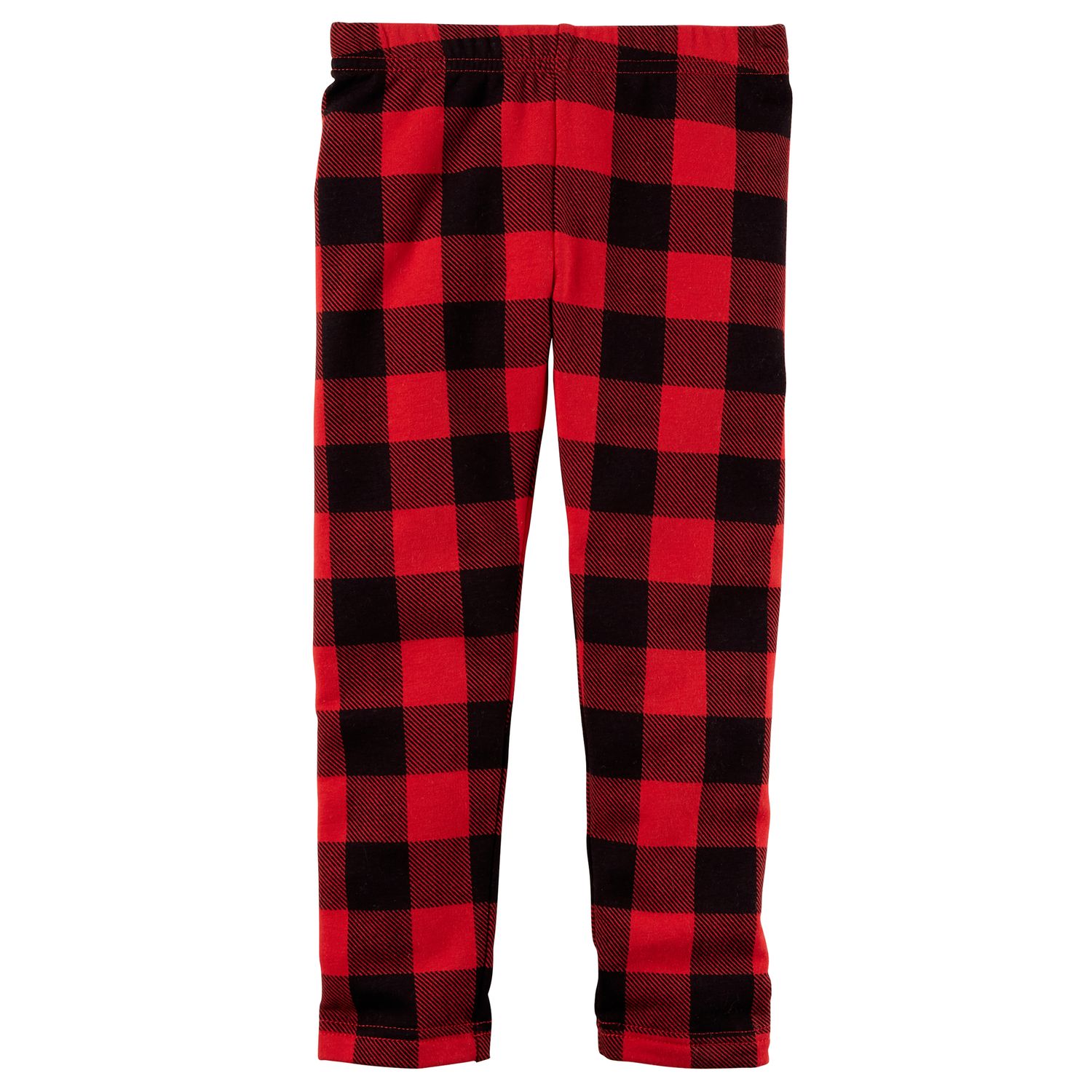 red and black checkered pants