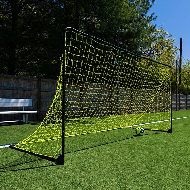 Franklin Sports 6-ft x 12-ft Black Folding Soccer Goal