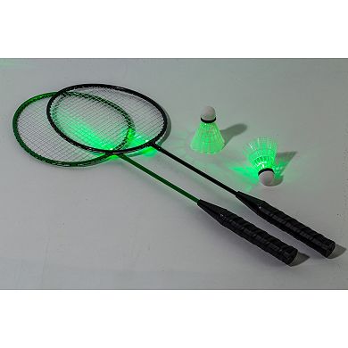 Franklin Sports 2-Player Badminton LED Racket Set