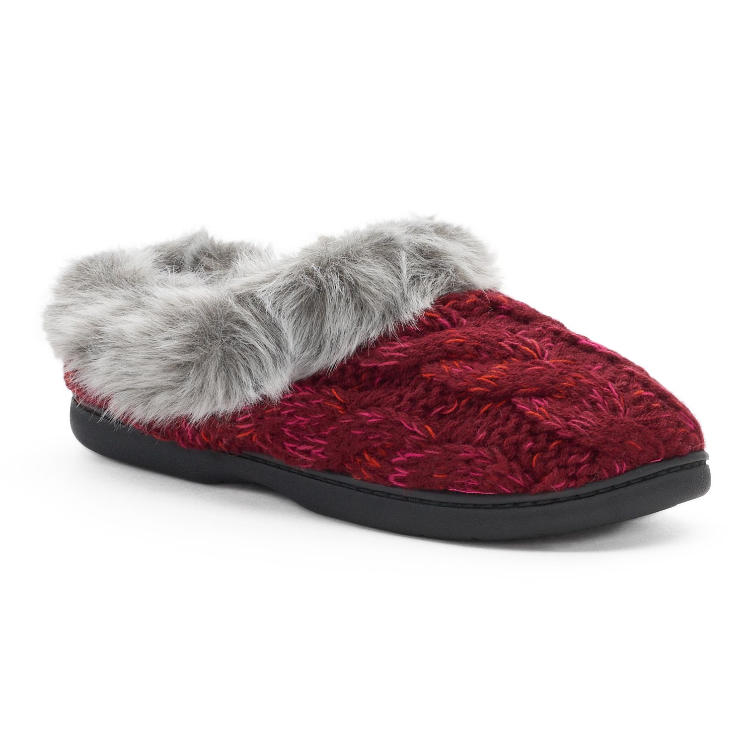 kohls womens slippers dearfoam