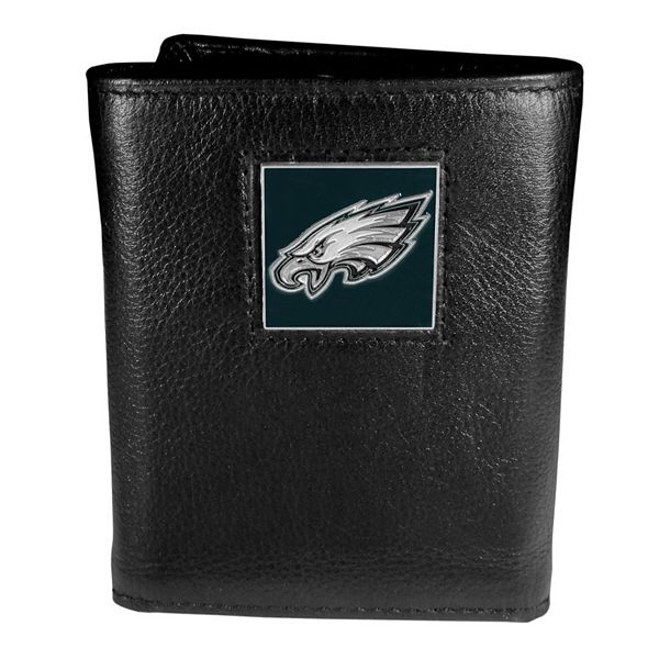 Philadelphia Eagles Mens Leather Wallet Black