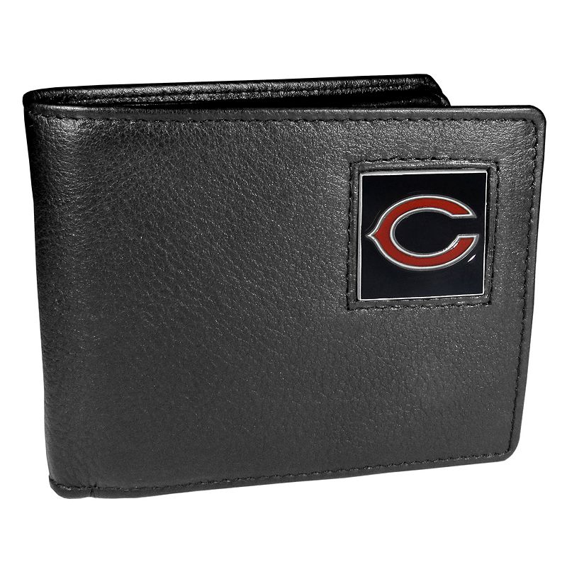 Mens Chicago Bears Bifold Wallet, Black