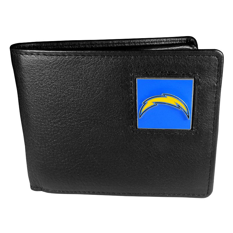 Mens San Diego Chargers Bifold Wallet, Black
