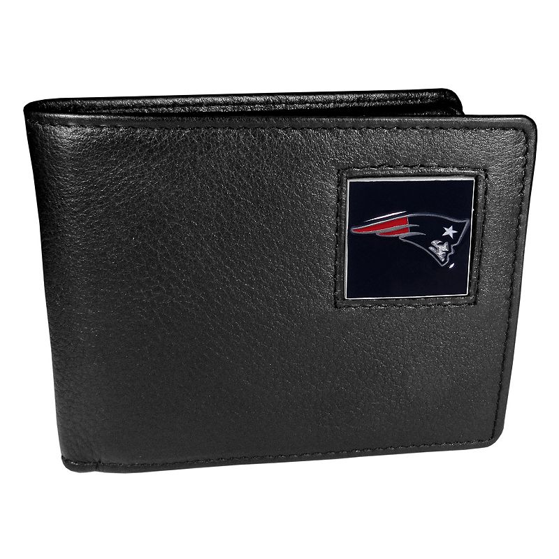 Men's New England Patriots Bifold Wallet, Black