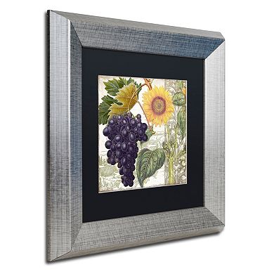 Trademark Fine Art Dolcetto I Silver Finish Framed Wall Art