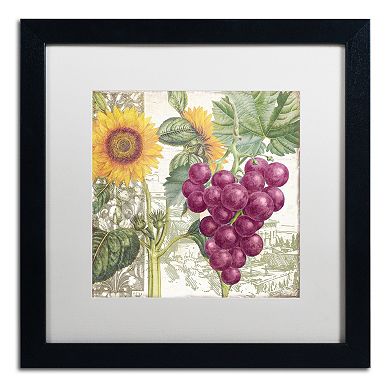 Trademark Fine Art Dolcetto II Black Framed Wall Art